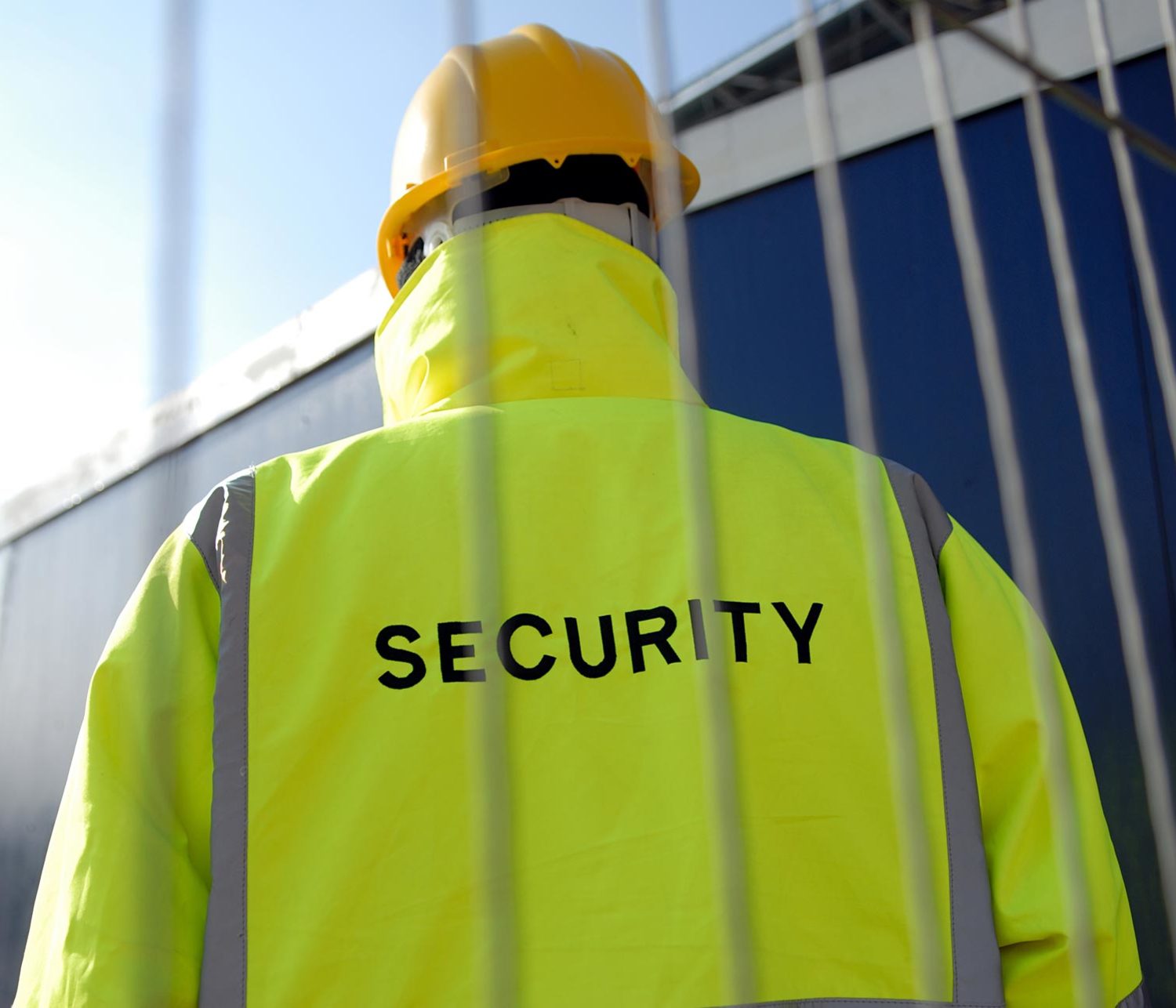 A security worker